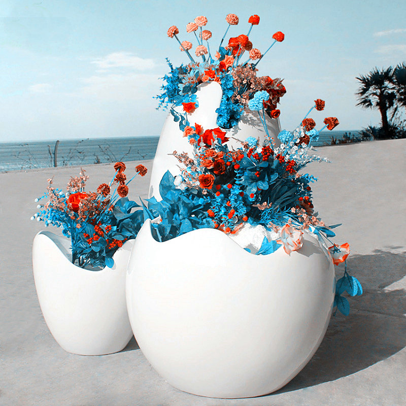 玻璃钢花箱花池